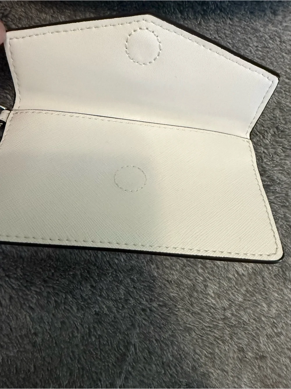 Michael Kors White Monogram Crossbody Belt Bag